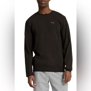 Puma Men's Black Crewneck Sweatshirt